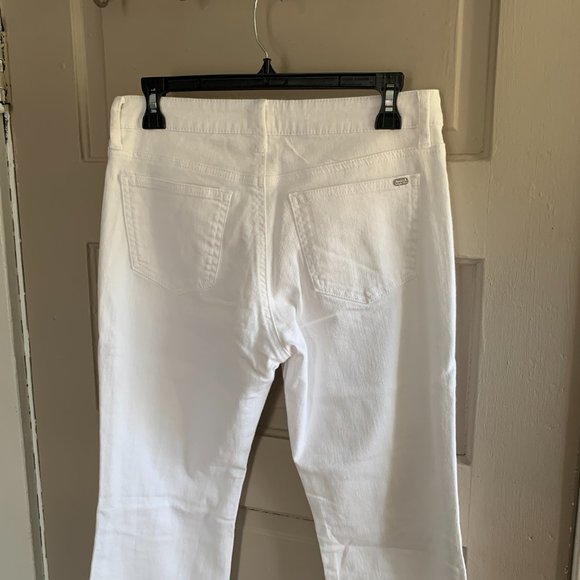 White Bootcut Jeans - Picture 10 of 11